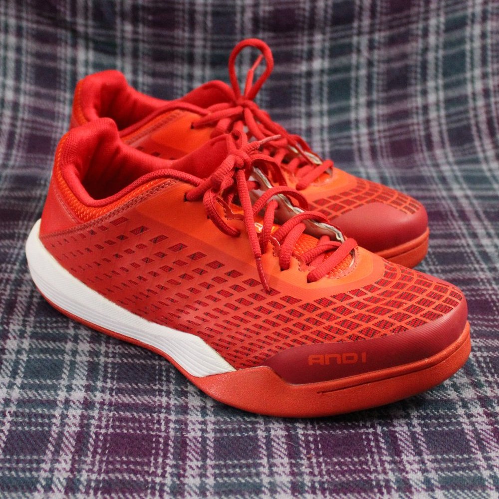Red and White And 1 Ascender Sneakers Men's Size 10